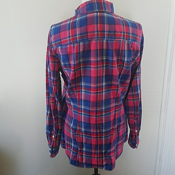 JCrew Pink&Blue Flannel - Picture 4 of 7